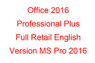 32/64 조금 마이크로소프트 오피스 2016 키 코드, 소매 열쇠 50 PC 플러스 직업 사무실 2016