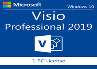 마이크로소프트 Visio 직업적인 제품 열쇠 2019 직업적인 전문가 32/64 조금