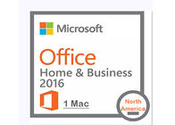 단지 마이크로소프트 사무실 2016 집 &amp; 사업 활성화 코드 맥 열쇠 북아메리카